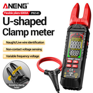 ANENG | ANENG Digital Multimeter Clamp Meter 6000A Flexible Pliers Non-contact Voltage Sensing Voltmeter Ammeter Profession Repair PN141