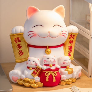 Large Size Money Box 2025 New Design Cat Mascot Childrens Savings Canister Only Inward No Outward Coin Retrieval Feature