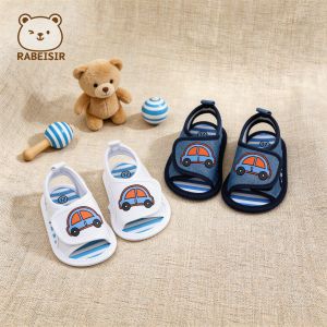 Baby toddler sandals car soft-soled step shoes breathable and non-slip suitable for daily & vacation wear spring and summer