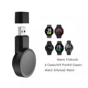 2 in 1 Portable Magnetic Type C Charger for Samsung Galaxy Watch 7 Ultra USB Fast Wireless Chargeing Cord for Galaxy Watch 6/6