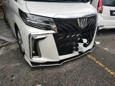 Toyota Vellfire Alphard 2018 2019 2020 2021 KUHL racing V2 bodykit body kit front side rear skirt lip diffuser