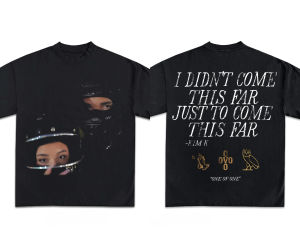 Drake Search & Rescue Pattern Print T-shirt Oversized Y2k Mens Womens Short Sleeves Heavy Cotton High Quality Female Clothing