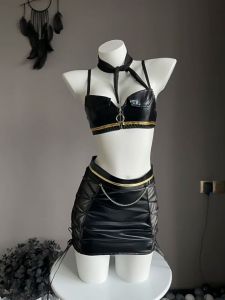 ชุดคลอสเพลย์บันนี่หนังดำสุดเซ็กซี่2633 พื้นฐาน จัดส่งที่รวดเร็ว