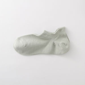 Silk Modal Invisible Silicone Anti Slip Boat Socks Men Women Basic mid Calf Short Socks Thin Summer Pure Color Home Comfortable