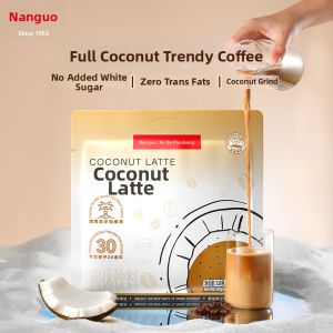 NANGUO | Aromatic Cold Brew Coconut Latte Instant Coffee Powder