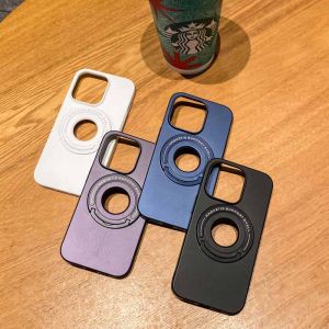 HOCE Folding Bracket Stand Magsafe Matte Case Phone Case For iPhone 16 15 14 13 12 Pro Max 15 Plus Wireless Charging Holder Cases Shockproof Hard PC Cover