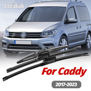 1set Front & Rear Windshield Wiper Blades Windscreen Wipers For VW Caddy 2017-2023 2018 2019 2020 2021 2022 Accessories