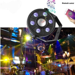 LED6 Party Light ไฟปาร์ตี้ ไฟพาร์ ไฟดิสโก้ ไฟเทค ตามจังหวะเพลงมีบลูทูธและลำโพงตรงกลางทำให้เพลงเสียงดังเร้าใจสนุกสนาน