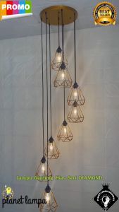 Lampu Gantung Hias Minimalis Retro 8 in 1