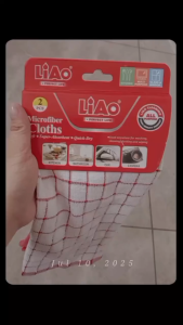 LIAO 2PCS Premium Microfiber Cleaning Cloths Soft Drying Finish Non-Scratch Hypoallergenic