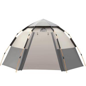Hewolf | Automatic Portable Waterproof Sun-Resistant Tent Foldable Thick Dark Rubber