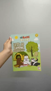 We Bare Bears - Lets Go Camping Coloring Book Ages 3+