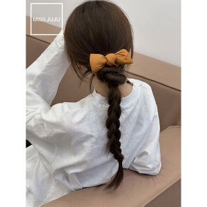 Elegant Cotton Filled Hair Ties Artistic Butterfly Knot Hair Bands Versatile Fashionable Head Ropes Miss Ju Hair Accessories