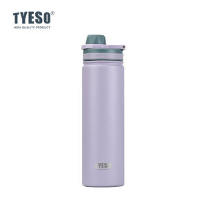 TYESO | TYESO 600ML Stainless Steel Thermos Bottle Sport Thermal Mug Hot & Cold Mug Vacuum Flask Travel Cup Insulated Water Bottle