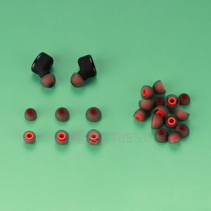 Wireless Bluetooth Earphone Silicone Replacement Ear Tips Anti-slip Simple Style Soft Shell Protective Caps for TOZO T6