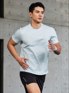 Kelme | High-frequency Printing Cotton-like T-shirts for Men Sports Running