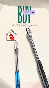 LH Rechargeable Electric Lighter Electronic USB Lighter Electrik Windproof Electric Arc Lighter