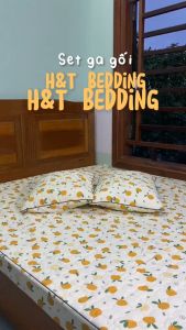 [TẶNG VỎ GỐI ÔM] Bộ ga gối 4 Món Cottong đũi trần bông xơ đậu nànhSet ga gối trần bông cao cấp mềm mại thoáng mát đủ kích thước