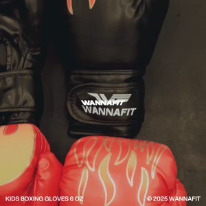 WANNAFIT Sarung Tinju Anak 6oz | Boxing Gloves for Kid Kids 6 oz Sanda | Peralatan Tinju & Bela Diri