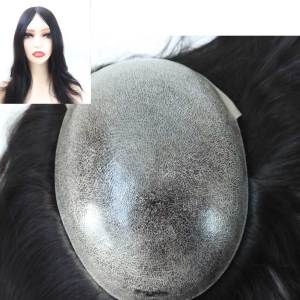 PU 7X9" Hair Toppers for Women Real Human Hair Toppers Toupee for Women Hair Pieces for Women With Thinning Hair Hair Loss