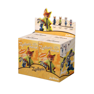 Morstorm Disney Anime Zootopia 2 Nick Judy Action Figure Blind Box Best Partner in Zootopia Desktop Collection Toys