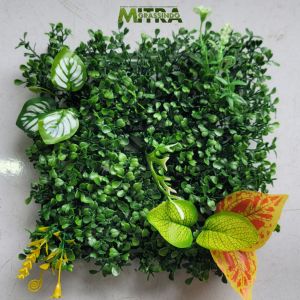 Daun Bunga Plastik Sintetis Unik Cantik untuk Hiasan Dinding Pagar dan Partisi