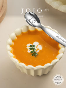 Creative Thickened Fork And Spoon Set for Kindergarten Children Cartoon Dinnerware Stainless Steel Baby Feeding Utensils