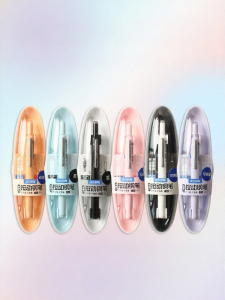 DIANSHI | Student EF Fine Tip Retractable Fountain Pen with Ink Cartridge Replacement