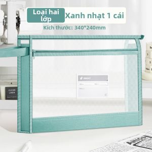 deli | Túi Đựng Tài Liệu Sắp Xếp Chủ Đề Hai Lớp Dung Lượng Lớn