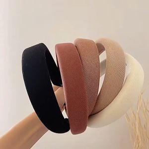 [Ready Stock+COD] Sponge Headband clip，Korean Style Wide-Brimmed INS Popular High Hair Band Autumn and Winter Hair Hoop New Style Face Wash Antiskid Hair Clip Simple Fashion Elegant Sweet Makeup Headbands Hair Accessories