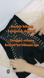 KORSET PELANGSING PERUT WANITA untuk mengecilkan perut pembakar lemak celana dan paha infrared