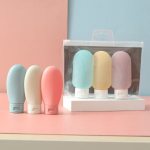 3Pcs 60ml Travel Bottled Bottle Set Shampoo Lotion Cosmetic Bottles Leak Proof Travel Bottle