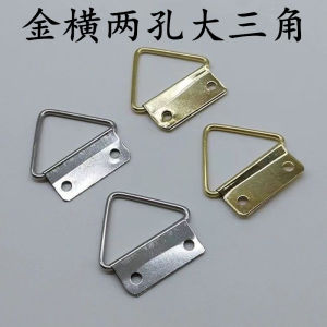 Large Triangle Picture Frame Hooks Double Hole Horizontal Two Holes Hardware Hanging Accessories for Wall Art Painting