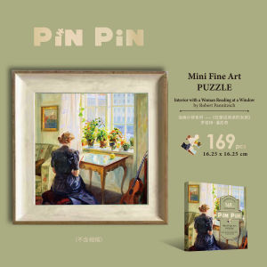 Artistic Classic Oil Painting Mini Puzzle Game Trivia Classic Stress Relief Decorative Small Size Healing Artwork Puzzle Game
