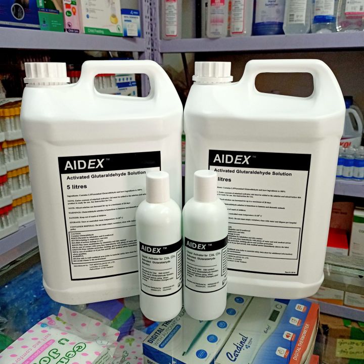 Aidex Activated Glutaraldehyde Solution 5 Liters Lazada Ph 0084