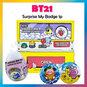 [BT21] Surprise My Badge 1p bts goods badge