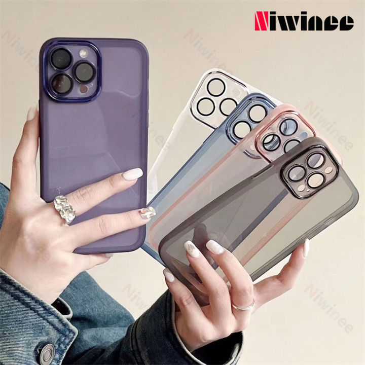 With Camera Protection Transparent Phone Case For Tecno Spark Go 2024