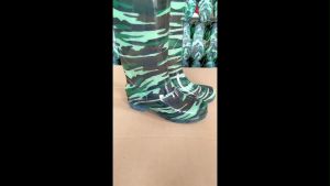 High Quality PVC Long Rubber Rain Boots Anti Slip Kasut Boot Getah Pasar Kebun Kuning Hitam Hijau Kasut Hujan Banjir