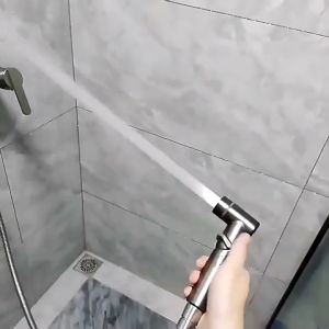 ABS HAND BIDET Douche Adjustable SPRAY GUN Toilet Bathroom P1012 (Black/Gun Grey/Silver) / S706 / S707B / S708W / S709GG / SUS304 SSBH12
