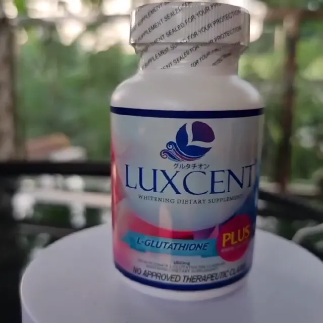 luxcent glutathione fda approved Authentic Luxcent New Label 1800mg L-Glutathione + Marine Collagen 60's FDA  Approved