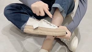 Sepatu Sneakers Highsole Viral Wanita Casual Gaya Korea Walking shoes - Sepatu SOHYUN