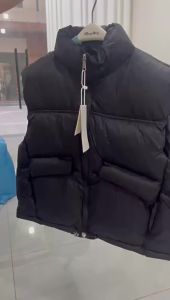 Autumn Winter New Boys Girls Down Vest Fashion Solid Color Thick Stand Collar Waistcoat For 3-12 Years Kids Casual Outerwear