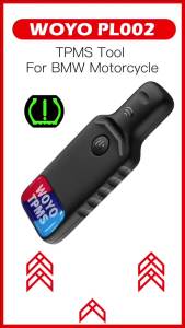 PL002 Motorcycle TPMS Activate Tool for BMW Reset Pressure Sensor Assist ISTA-D Recognize All Known Tire ID