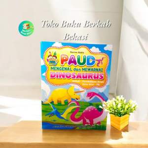 buku PAUD mengenal dan mewarnai dinosaurus (16×20cm)