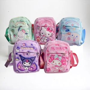 กระเป๋าสะพายข้าง ใบใหญ่ ใส่สมุด A5 มือถือลายการ์ตูน น่ารัก