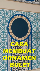 MAL STENSIL ORNAMEN BULATAN UTUH