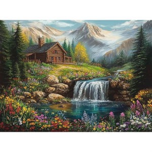 Oil Painting By Numbers Landscape Painting DIY Number Drawing Canvas Pictures By Numbers Home Decor Large Size