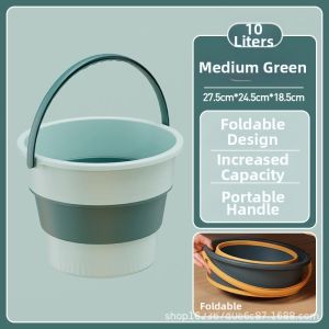 NAIFUNA | Portable Foldable Plastic Bucket for Car and Outdoor Use