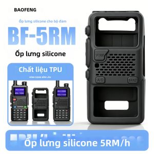 BAOFENG | Baofeng UV-5RH Silicone Vỏ Mềm Túi Bảo Vệ Cho UV-5RM/5G Plus/5RH Pro/GPS AR-5RM Hai Chiều Ham Radio Chống Nước