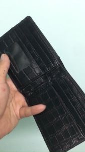 DAXU VÍ DA BÒ DÁNG NGANG SIZE 11 X 8.5 CM Nhiều Ngăn